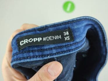 cropped jeans: Cropp, Jeansy damskie, rozmiar XS — 4