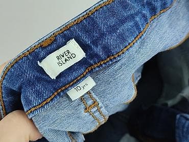 spodenki do kolan: Spodnie jeansowe, River Island, 10 lat, 140, stan - Bardzo dobry — 4