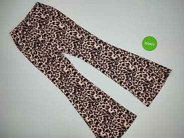 leopard jeans: Leopard, Spodnie materiałowe damskie, rozmiar XS — 3