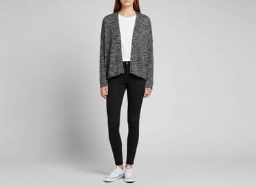 kamizelka futerko h m: H&M, Kardigan damski, rozmiar S — 7