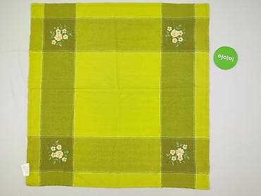 biały obrus: Obrus 80 x 80, kolor - Zielony, stan - Idealny — 3