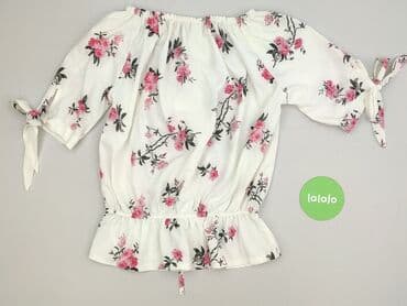 bluzki hiszpanki w kwiaty: Bluzka damska, rozmiar S — 3