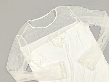 biala bluzka na dlugi rekaw: Bluzka damska, rozmiar S — 2