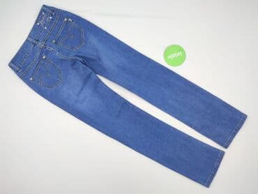 jeansy plus size wysoki stan: Jeansy damskie, rozmiar S — 3