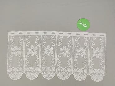 krótkie zasłony: Zazdrostka/krótka firanka żakardowa na tunel z wycięciami (na — 2