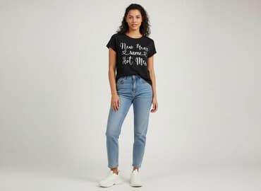 sinsay koszule nocne: Sinsay, T-shirt damski, rozmiar L — 7