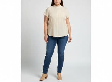 bluzki w prążki: Bluzka damska, rozmiar 2XL — 6