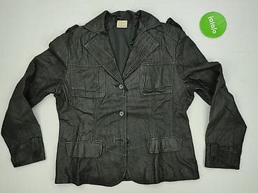 pln leather jacket: Kurtka skórzana damska, rozmiar XL — 2