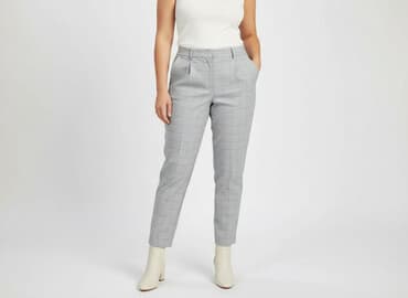 krótkie spodenki w pracy a bhp: Reserved, Spodnie materiałowe damskie, rozmiar XL — 8