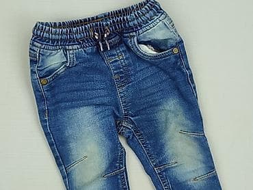 dresy crivit: Spodnie jeansowe, So cute, 9-12 miesięcy, stan - Bardzo dobry — 1