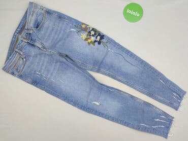 zara spodnie o kroju full length: Zara, Jeansy damskie, rozmiar M — 2