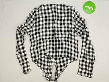 czarne bluzki w biale grochy: H&M Divided, Bluzka damska, XS — 4