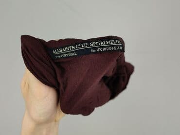 jedwabne bluzki wieczorowe: AllSaints, Women's blouse, M — 5