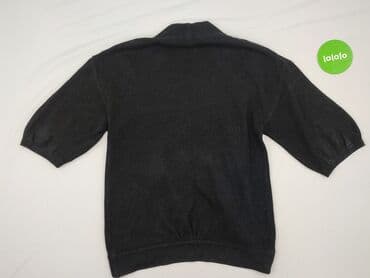 sweter z bufiastymi rękawami: Kardigan damski, XL — 3