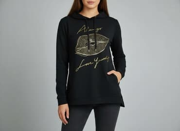 bluzy damskie polskie marki: Monnari, Bluza z kapturem damska, rozmiar S — 1