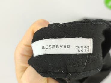 legginsy prążkowane reserved: Reserved, Spodnie materiałowe damskie, rozmiar XL — 4