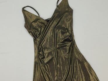 długa złota sukienka na wesele: Sukienka damska, rozmiar S — 1