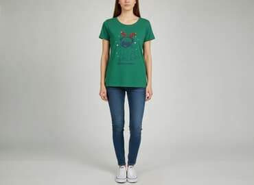 t shirty świąteczne dla rodziny: T-shirt damski, rozmiar L — 1