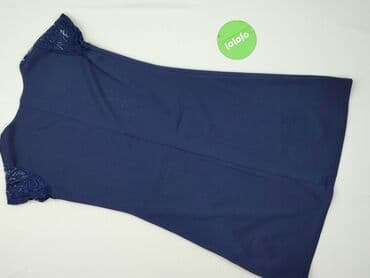 granatowa sukienka z białym kołnierzykiem: Sukienka damska, rozmiar S — 4