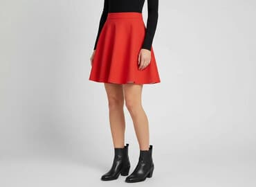 spódniczka mini rozkloszowane: Spódnica damska, rozmiar S — 6