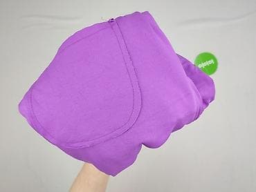 comfortable buty: Fioletowe damskie spodnie typu harem/jogger z obniżonym krokiem. - — 4