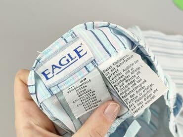 krótkie spodenki w paski: Spodnie materiałowe damskie, rozmiar M — 4