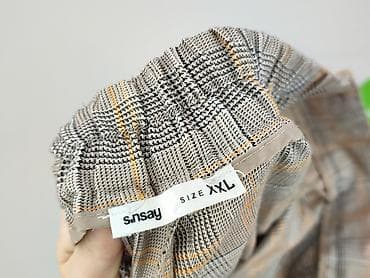 spodenki pull: Męskie spodnie Sinsay, rozmiar XXL - Krój: zwężane nogawki, wysoki — 4
