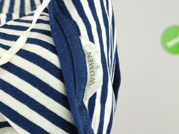 bluzki basic z dekoltem v: T-shirt damski, S — 4