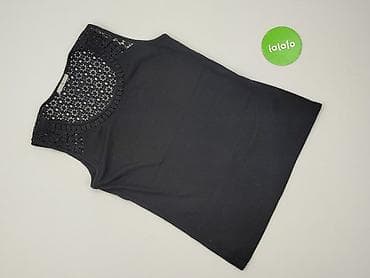 elegancki top czarny: Tu, Top damski, rozmiar L — 2