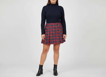 spódnice w kratę plus size: Spódnica damska, rozmiar XL — 1