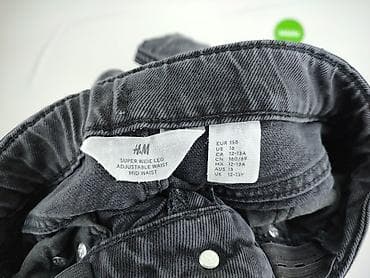 koszule plus size: Spodnie jeansowe, H&M, 13 lat, 158, stan - Bardzo dobry — 4