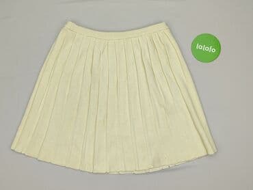 kremowa plisowane spódnice: Hennes, Spódnica damska, rozmiar M — 2