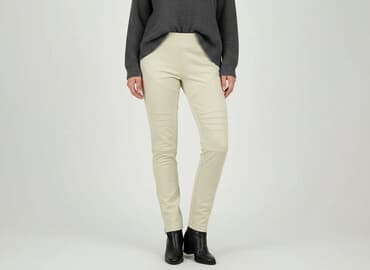 dopasowane joggery damskie: Spodnie materiałowe damskie, rozmiar M — 6