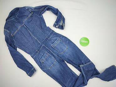 dżinsowy kombinezon damski: H&M L.O.G.G., Kombinezon damski, rozmiar S — 3