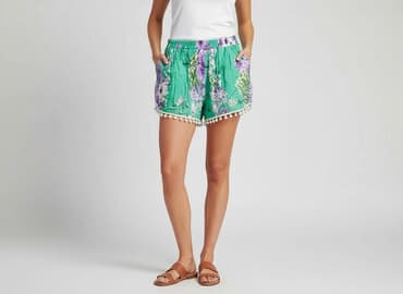 krótkie spodenki z kokardą: Szorty damskie, rozmiar S — 6