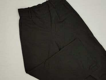 legginsy czarne woskowane: H&M, Spodnie materiałowe damskie, rozmiar M — 1