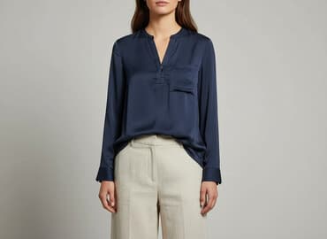 niebieska koszula damska zara: Zara, Bluzka damska, rozmiar M — 1