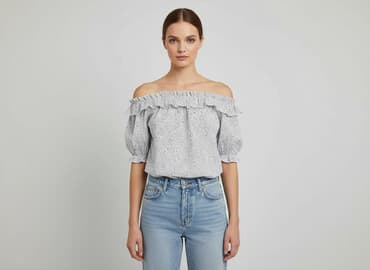 koszula z bufkami zara: Zara, Women's blouse, size S — 1