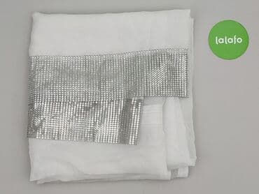 poduszka ciązowa: Biała dekoracyjna tkanina z szerokim pasem ozdobnym w srebrne — 2