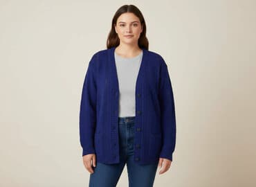 kurtka damska zimowa: Kardigan damski, rozmiar 2XL — 6