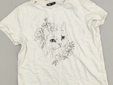 koszulka z napisem dzik: Sinsay, T-shirt damski, rozmiar S — 1