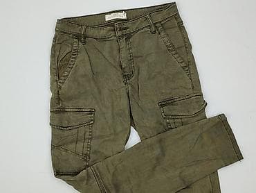 zielone cargo hm: H&M, Spodnie cargo damskie, rozmiar S — 1
