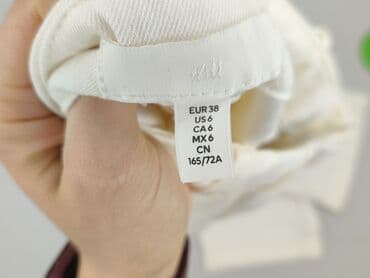 woskowane spodnie z wysokim stanem h m: H&M, Брюки жіночі, розмір M — 5