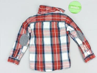 marynarka i koszulka: Shirt 5-6 years, condition - Very good, pattern - Cell, color - Multicolored — 3
