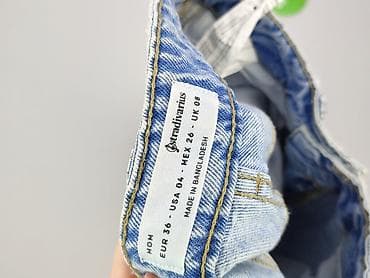 blue mom fit jeans: Stradivarius, Jeansy damskie, rozmiar S — 4