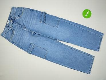 denim boot: Sinsay, Spodnie cargo damskie, rozmiar S — 2