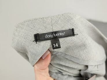 legginsy damskie plus size: Spodnie materiałowe damskie, rozmiar XL — 4