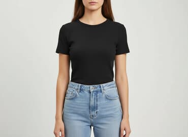 t shirty z dekoltem na plecach: Reserved YFL, T-shirt damski, rozmiar S — 7