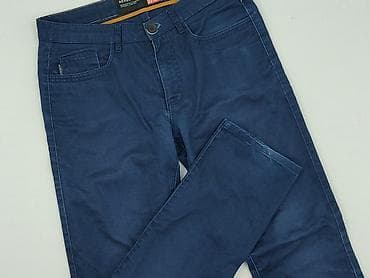 pull and bear biale spodnie: Reserved, Chinosy dla mężczyzn, rozmiar M — 1