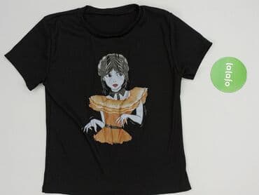 ubrania w stylu gotyckim: T-shirt damski, rozmiar S — 3